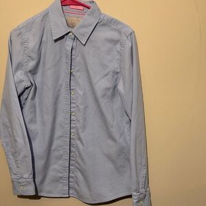Banana Republic Men's Sky Blue Casual Button Down Shirt